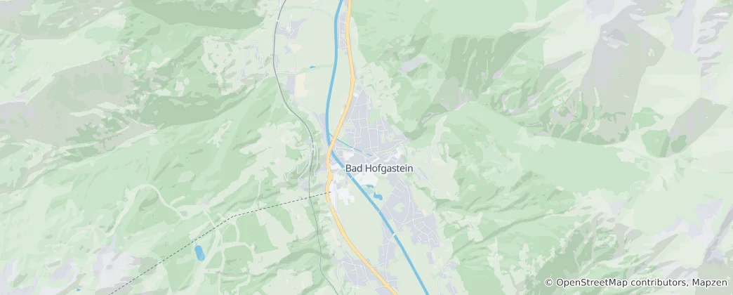 Mapa de Bad Hofgastein