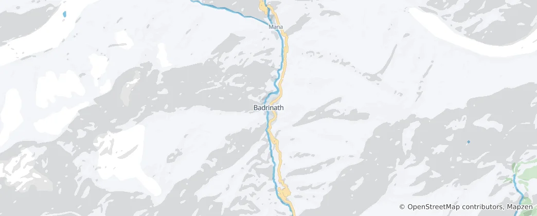 Map of Badrinath