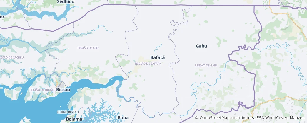 Map of Bafatá Region