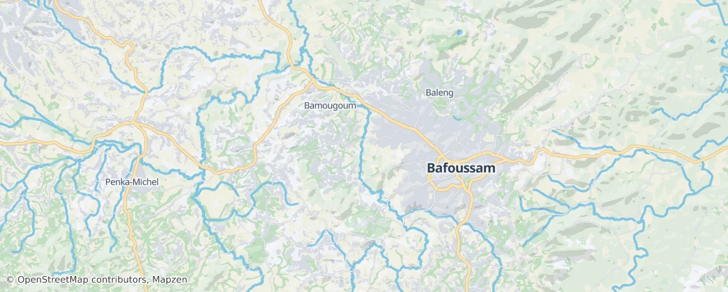 Bafoussam III — Map