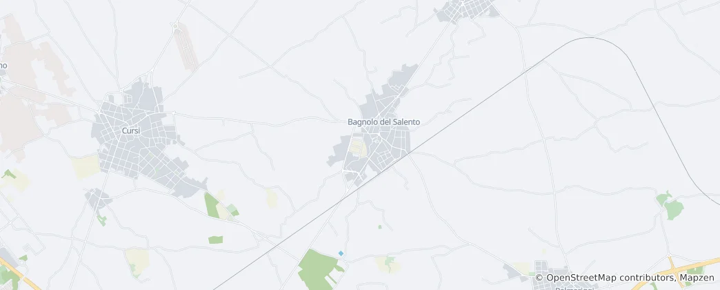 Mappa di Bagnolo del Salento