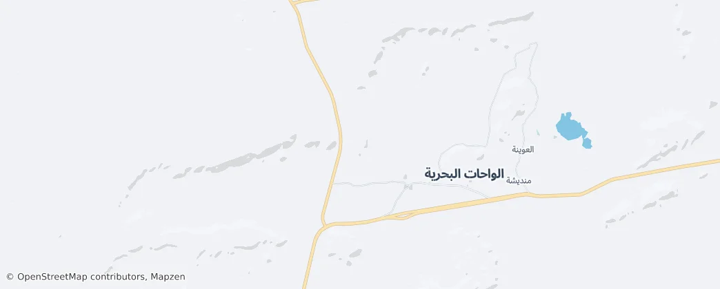 Mapa De Bahariya