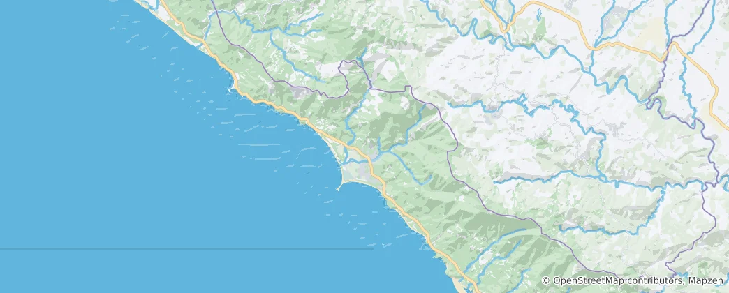 Mapa Bahía Ballena