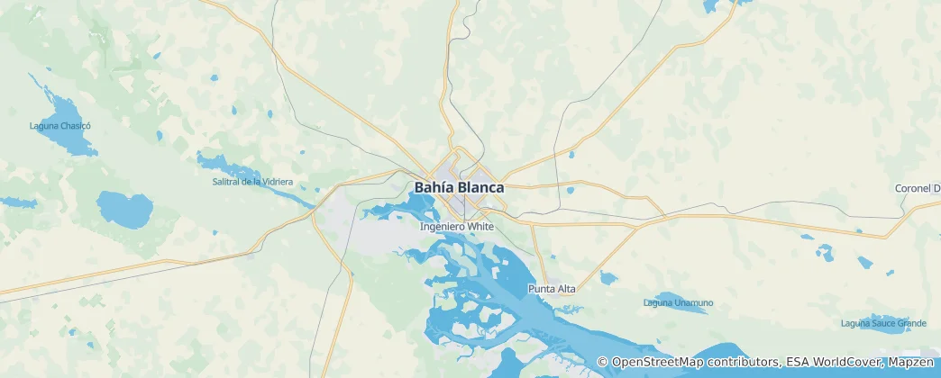 Mapa Bahía Blanca