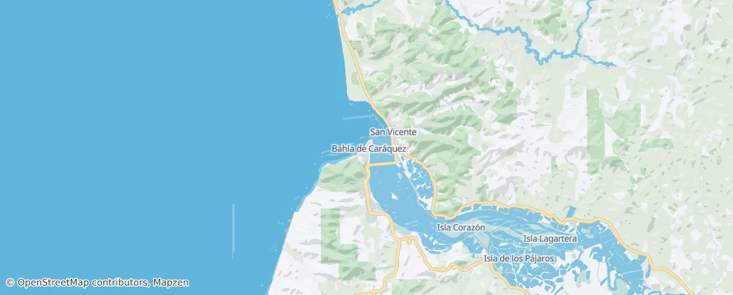 Bahía de Caráquez — Mapa