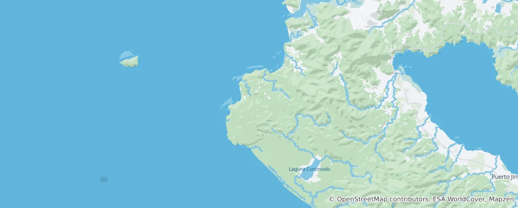 Karte von Drake Bay