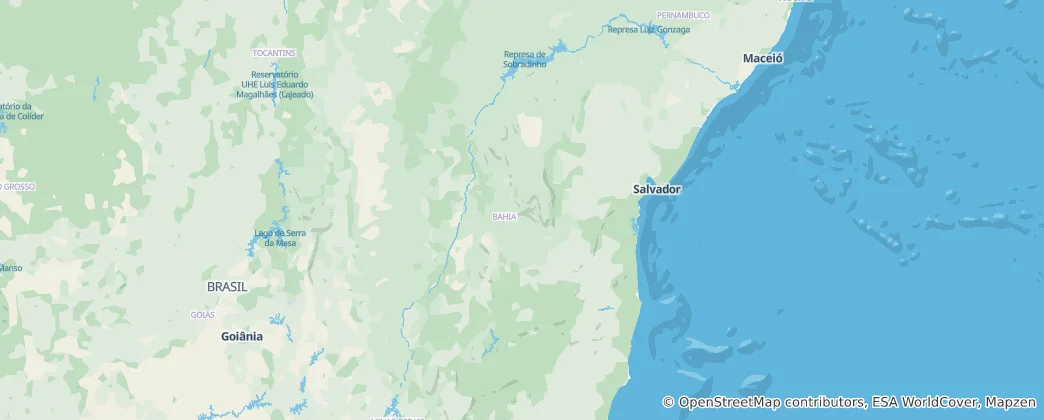 Térkép: Bahia