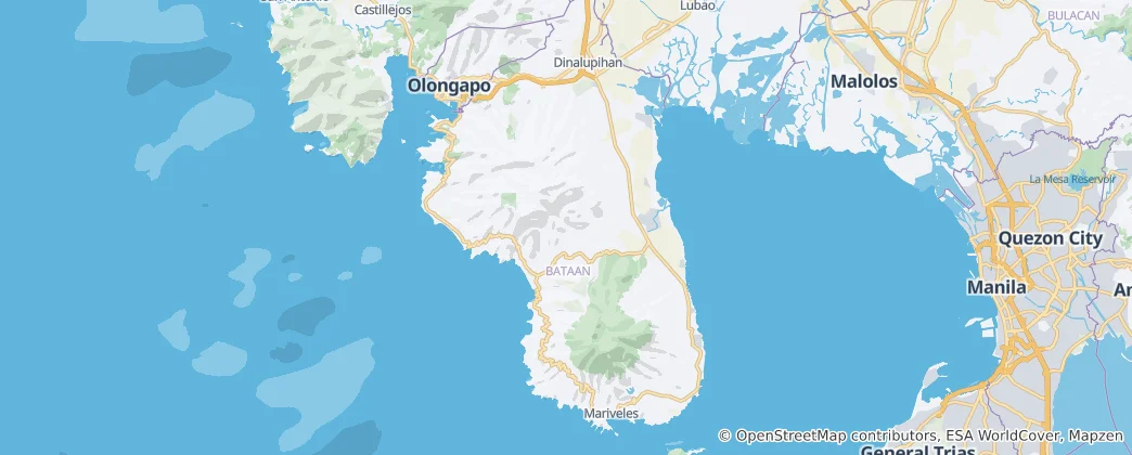 Mapa Balanga