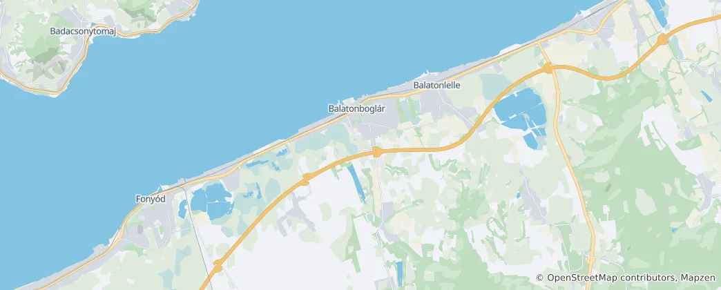 Térkép: Balatonboglir