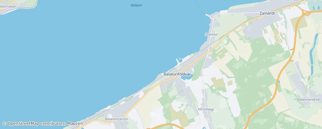 Balatonföldvár — Mapa