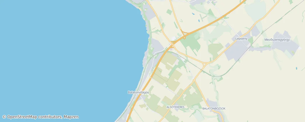 Balatonvilágos — Carte