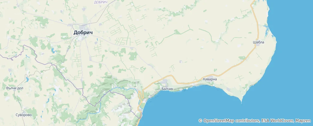 Map of Balchik