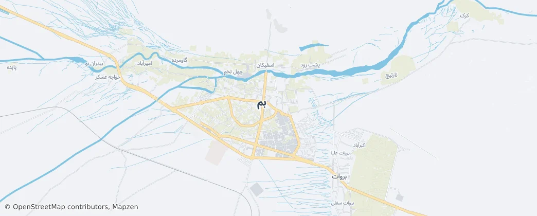Bam — Map
