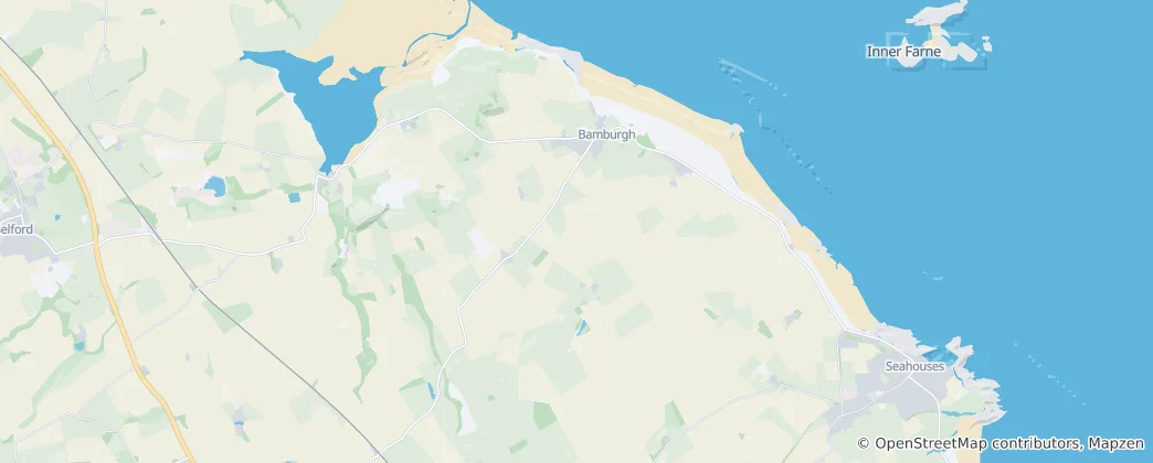Map of Bamburgh