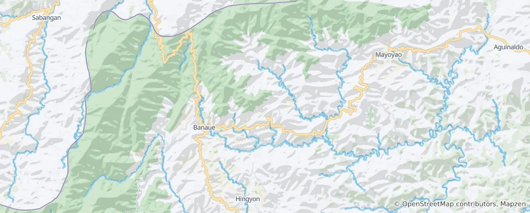 Map of Banaue