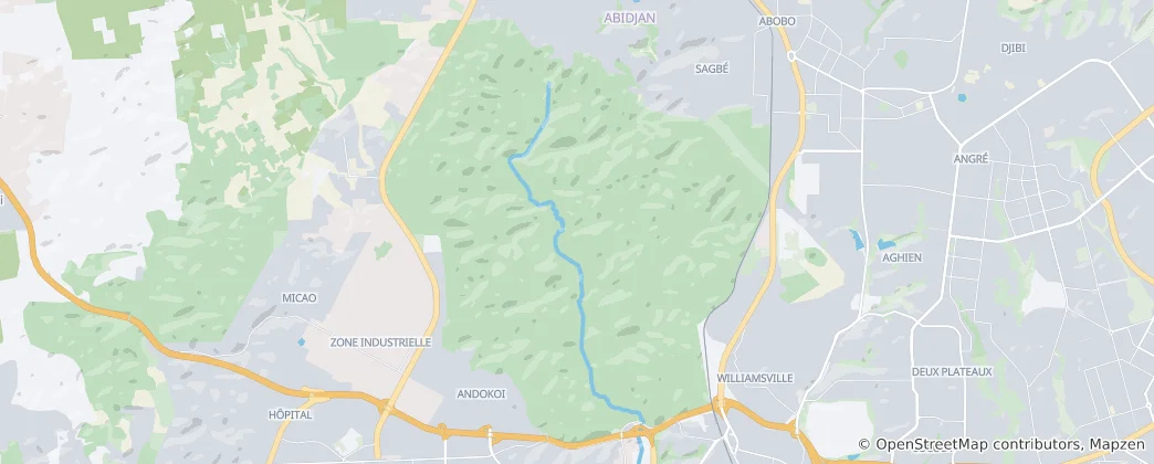Mappa di Parco nazionale del Banco