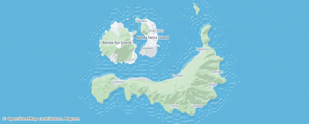 Banda islands — Map