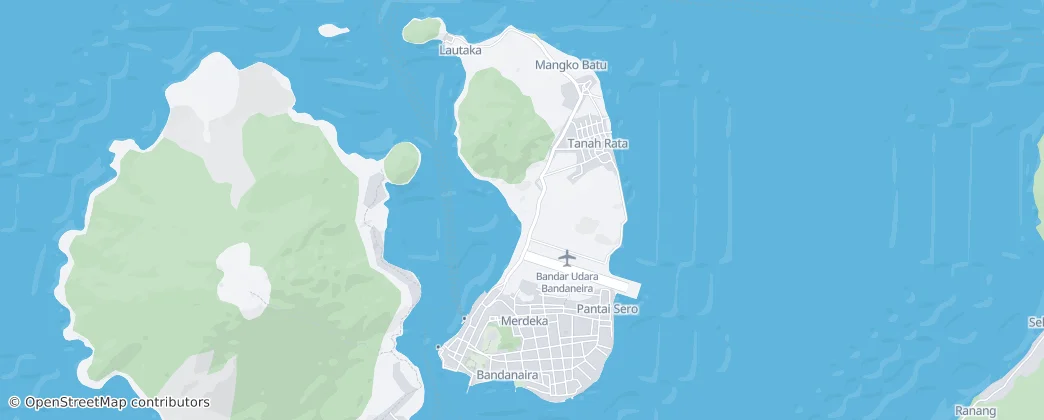 Banda Neira Island — Map