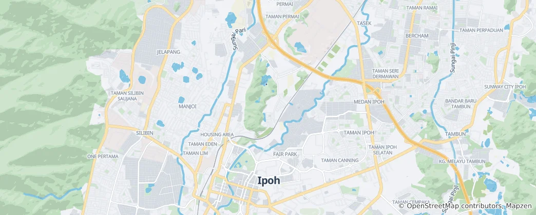 Mapa de Bandar Ipoh (U)