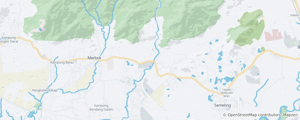 Karte von Bandar Merbok