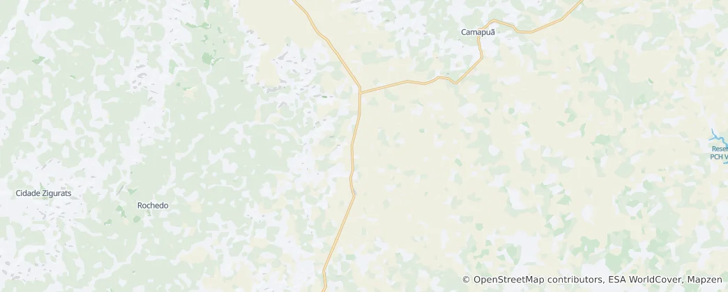 Térkép: Bandeirantes