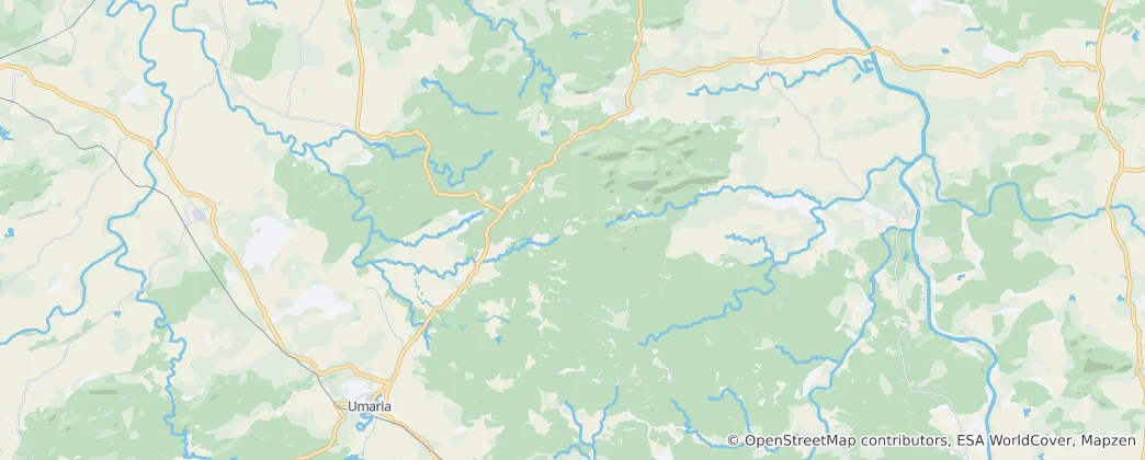 Mappa di Bandhavgarh National Park