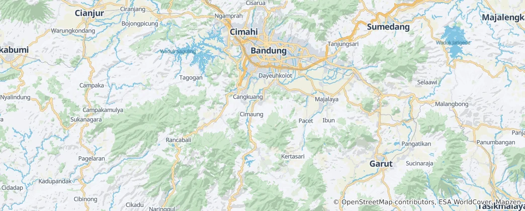 Mapa Bandung