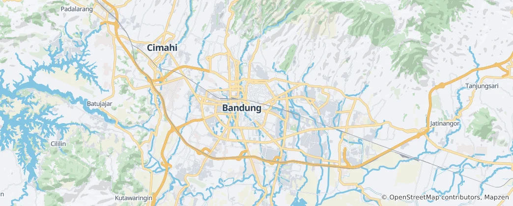 Térkép: Bandung