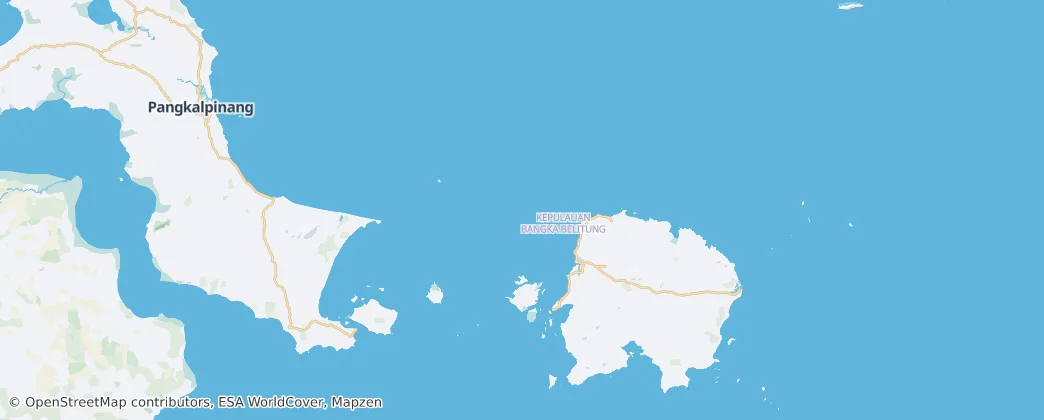 Bangka-Belitung — Mapa