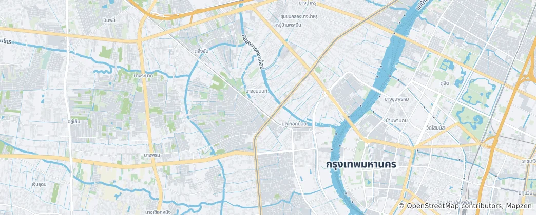 Karte von Bangkok Noi