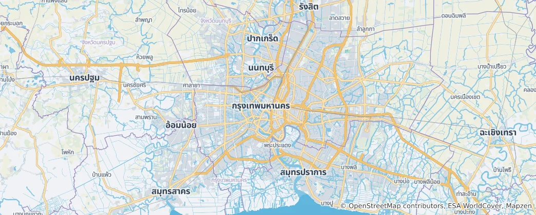 Map of Bangkok