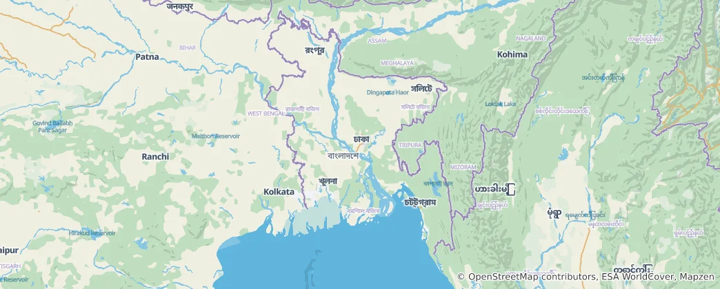 Map of Bangladesh