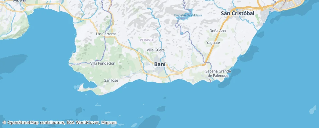 Baní – Mapa