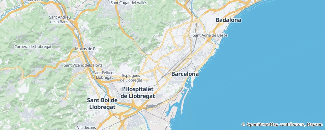 Map of Barcelona