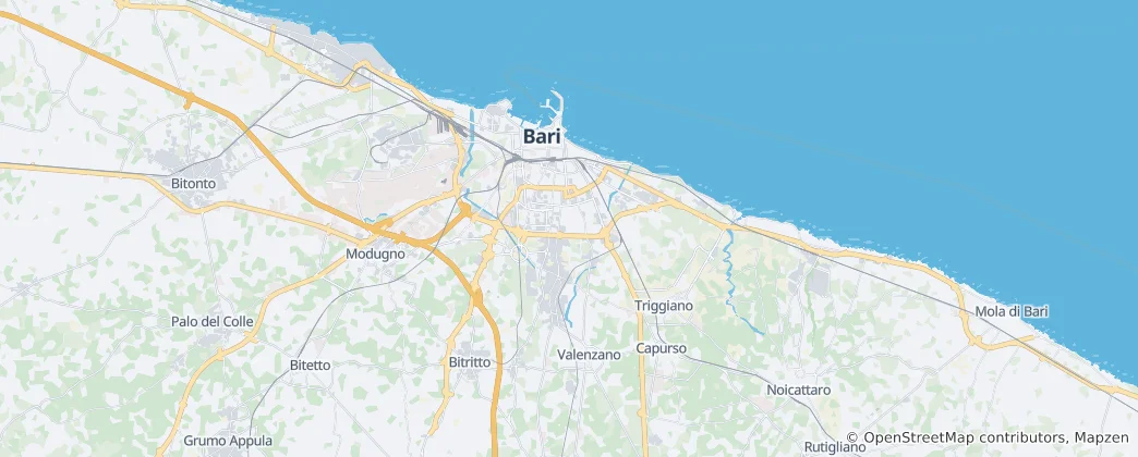 Map of Bari