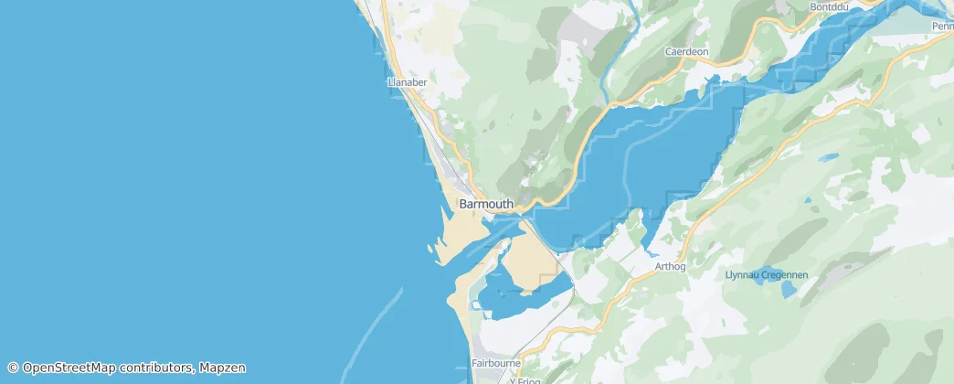 Barmouth – Mapa