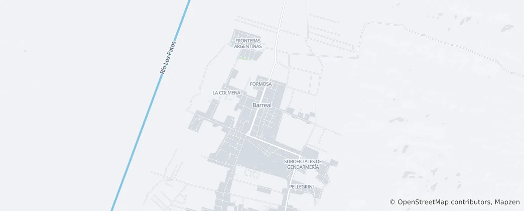Mappa di Barreal