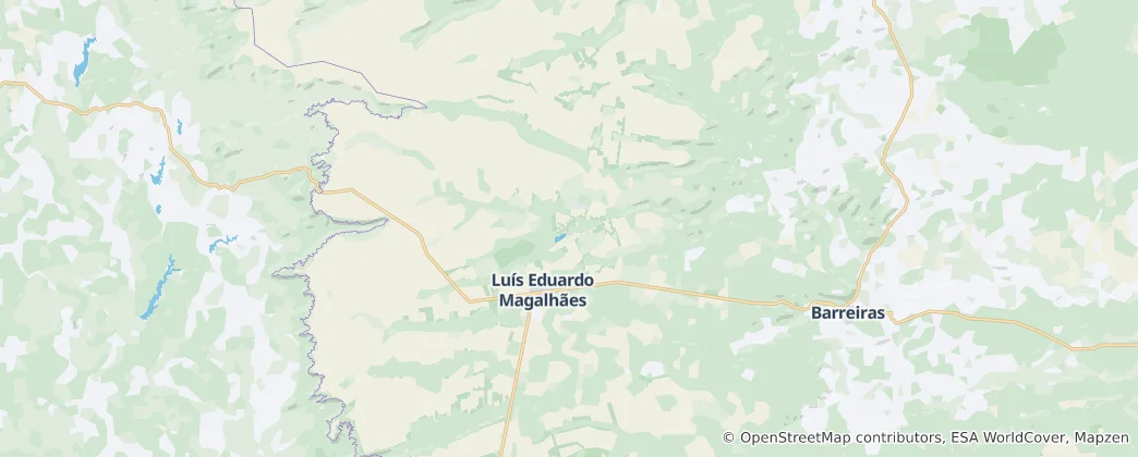 Térkép: Barreiras