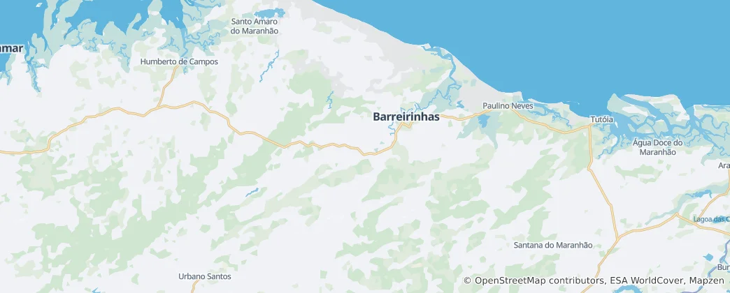 Mapa Barreirinhas
