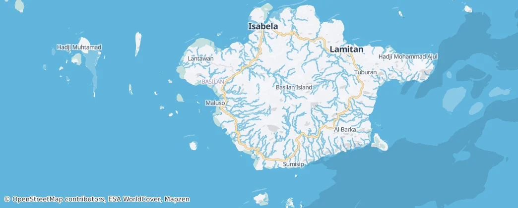 Basilan — Карта