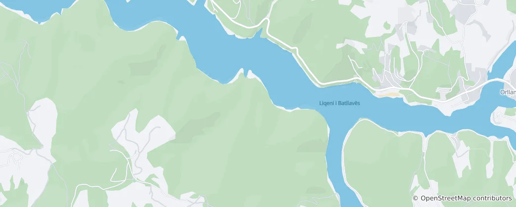 Mappa di Batllava Lake