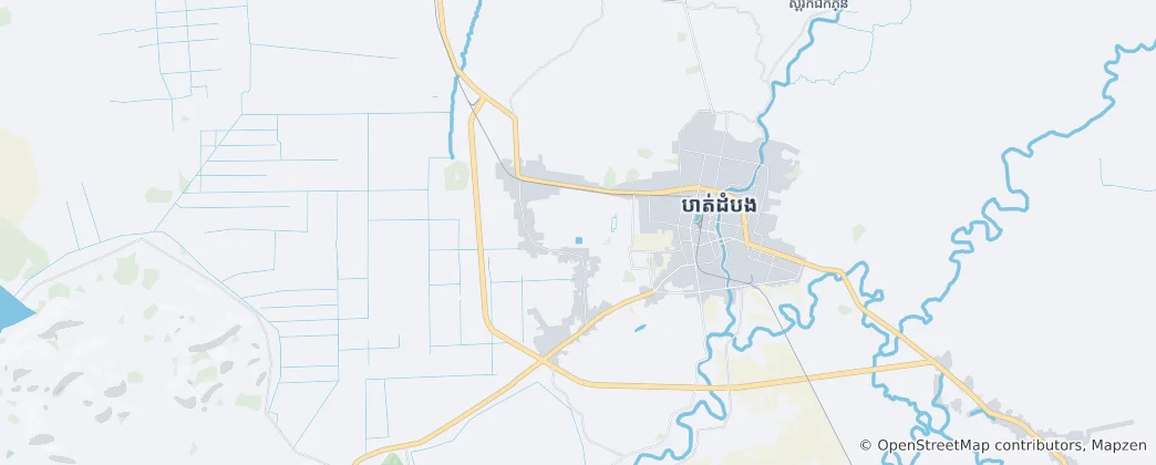Mapa Battambang