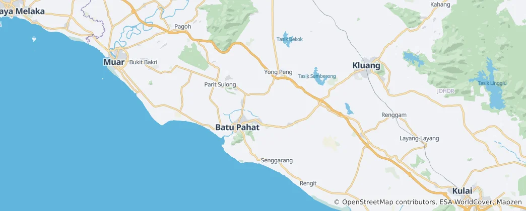 Térkép: Batu Pahat