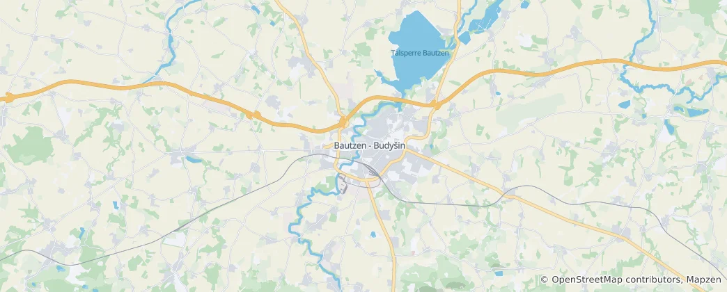 Karte von Bautzen