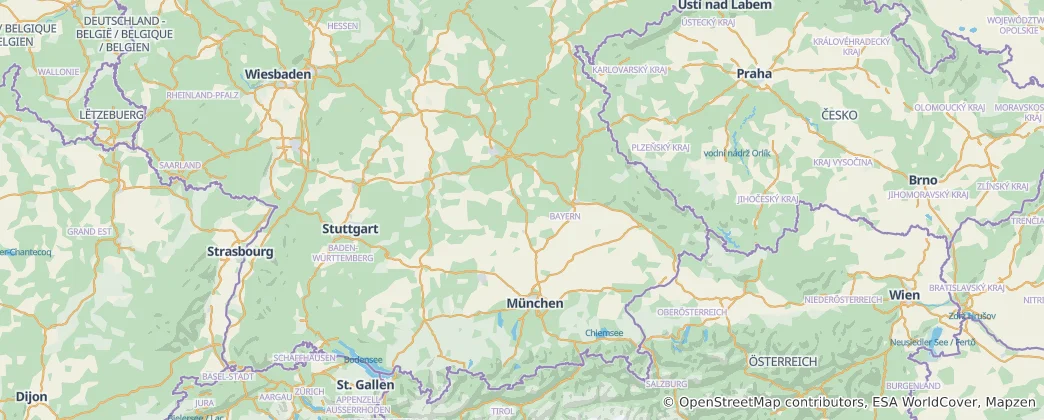 Carte de Bavière