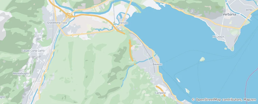 Map of Baveno