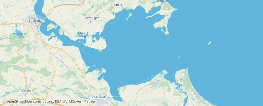 Greifswalder Bodden — Karte