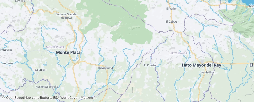 Bayaguana – Mapa