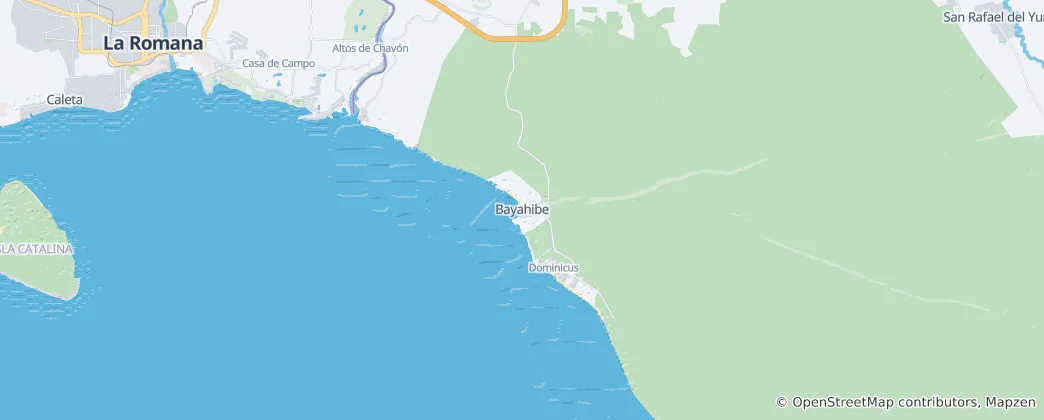 Map of Bayahibe