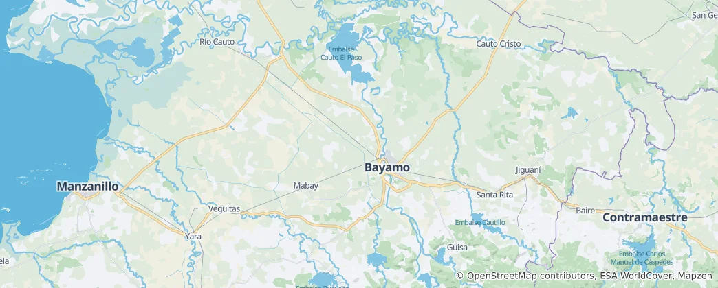 Karte von Bayamo
